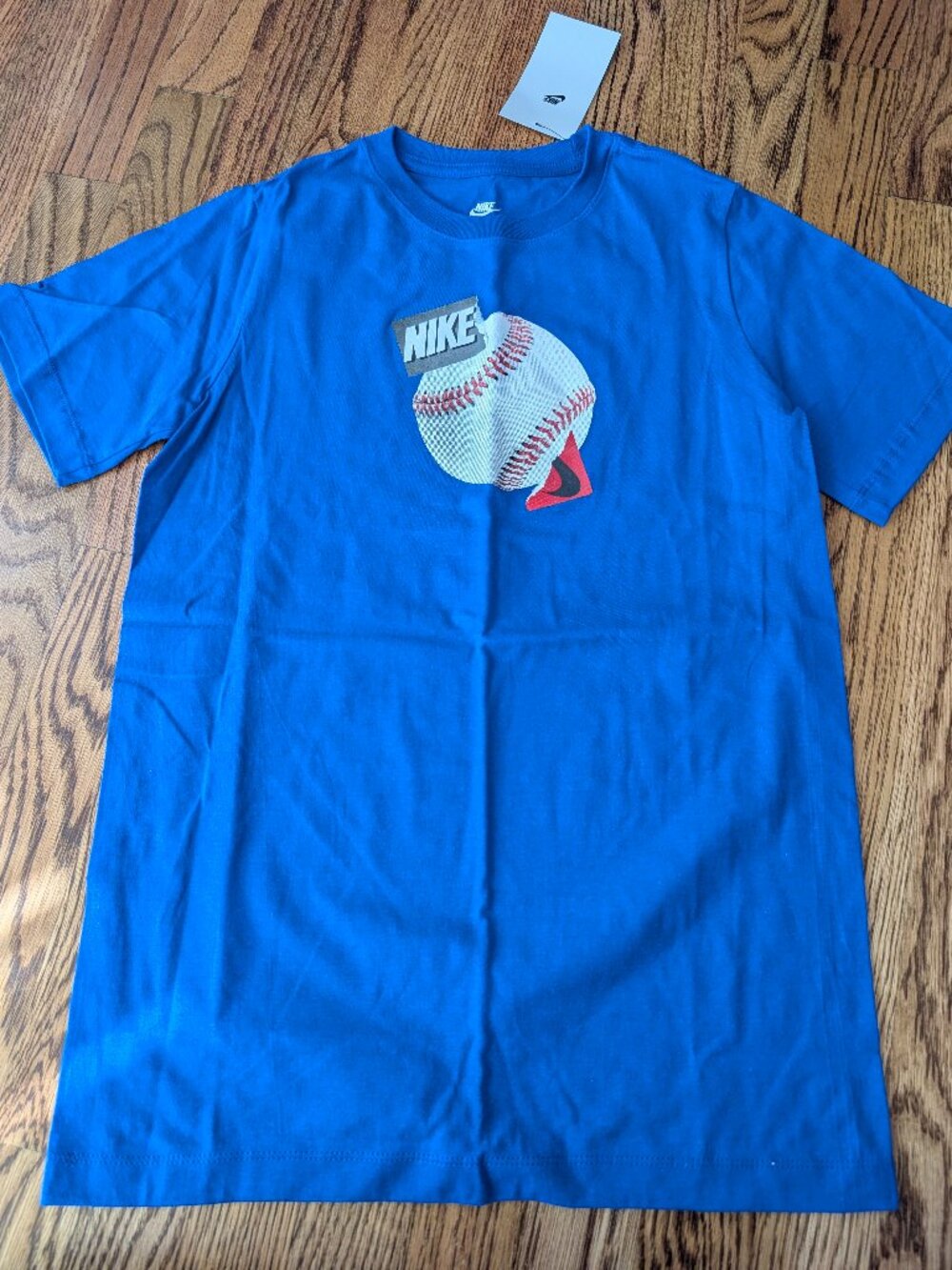 Nike blue baseball t-shirt (YL)